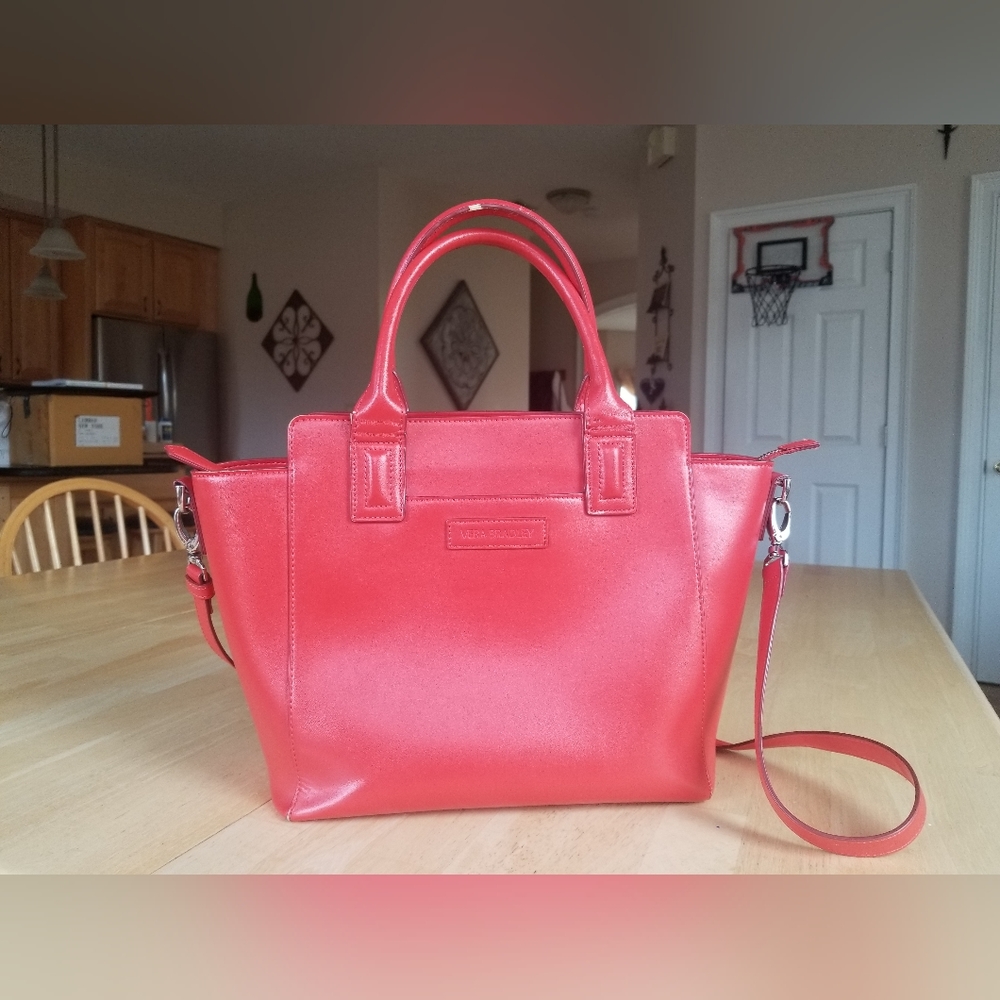 Vera Bradley faux leather purse